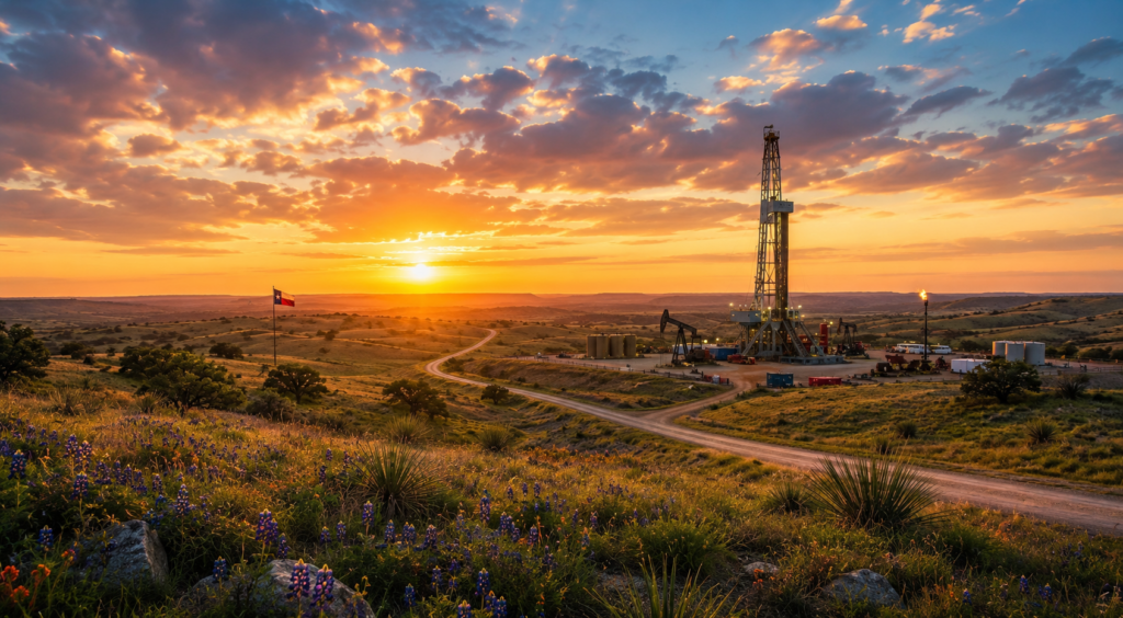 Lonesome Dove Energy west Texas drilling image. 