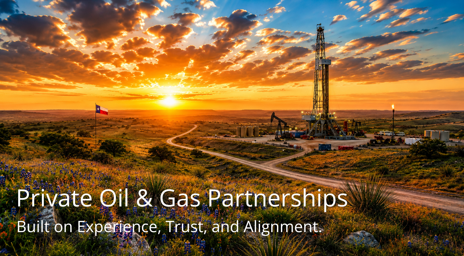Lonesome Dove Energy, West Texas oil field image.